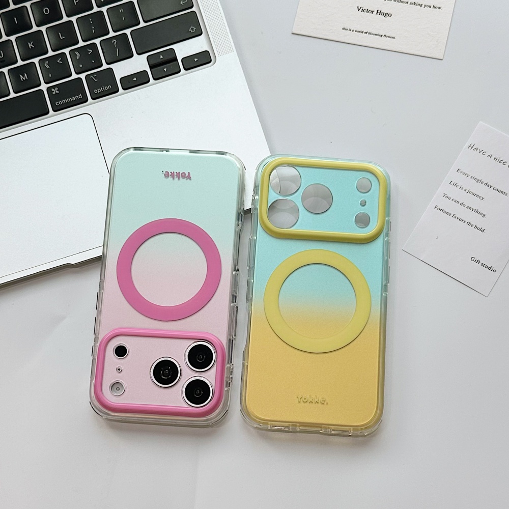 Matte Pc Case - Modische Candy-Farben Glitzernde Magsafe-Kameraschutz-Handyhülle für iPhone