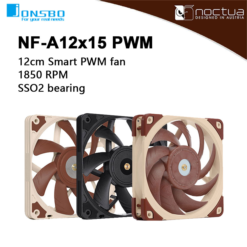 Case Fan Controller - Noctua NF-A12x15 pwm chromax. black.swap 120mm