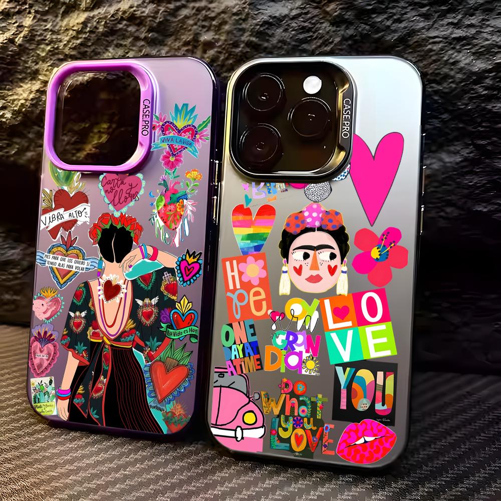 Matte Pc Case - Frida Kahlo Design Handyhülle für iPhone