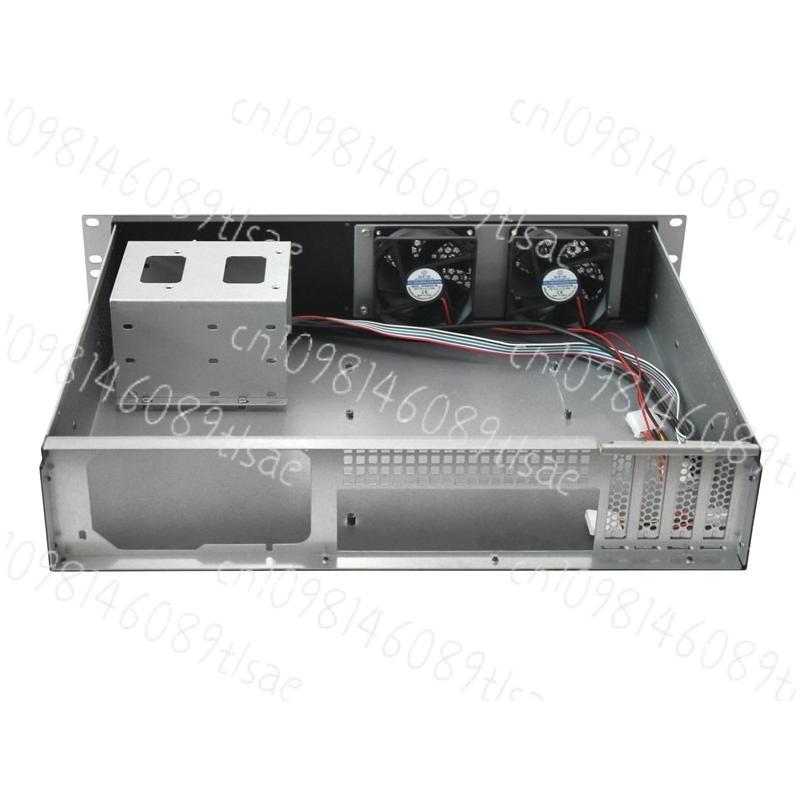 Atx Case - 19-Zoll 2U Rack-Server-Gehäuse ATX-Motherboard Schwarzes Stahlgehäuse