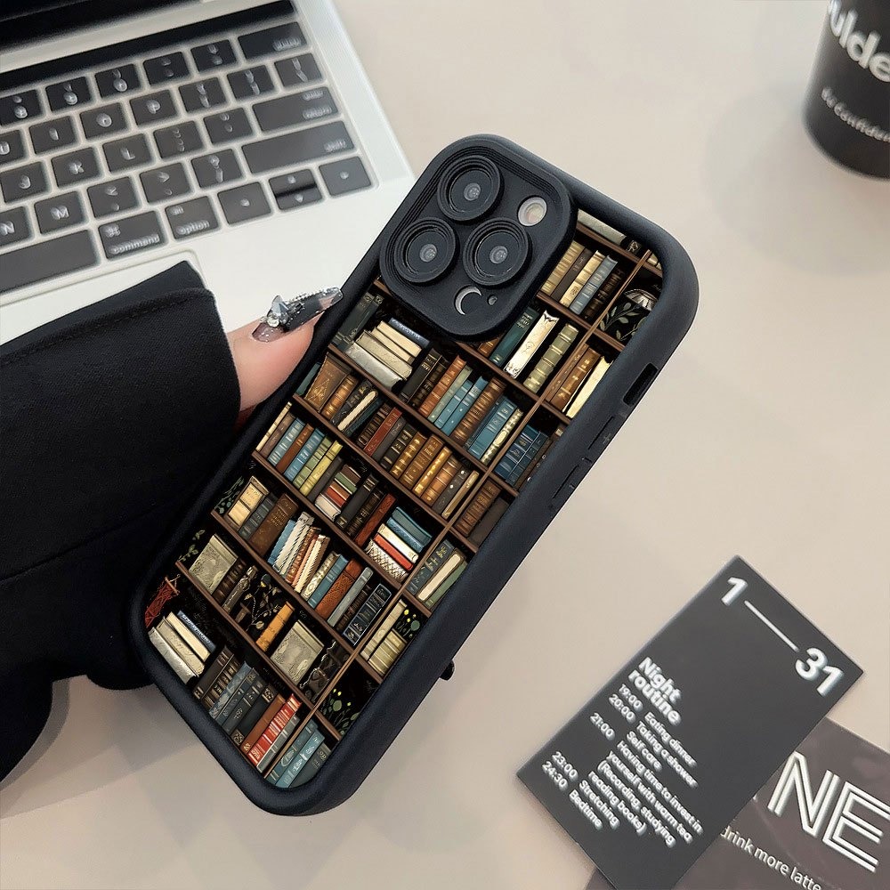 Bücherregal-Design Handyhülle  – Computer Case Bewertung und Preis