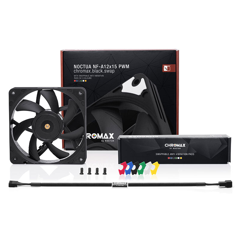 Noctua NF-A12x15 pwm chromax.  – Case Fan Controller Bewertung und Preis