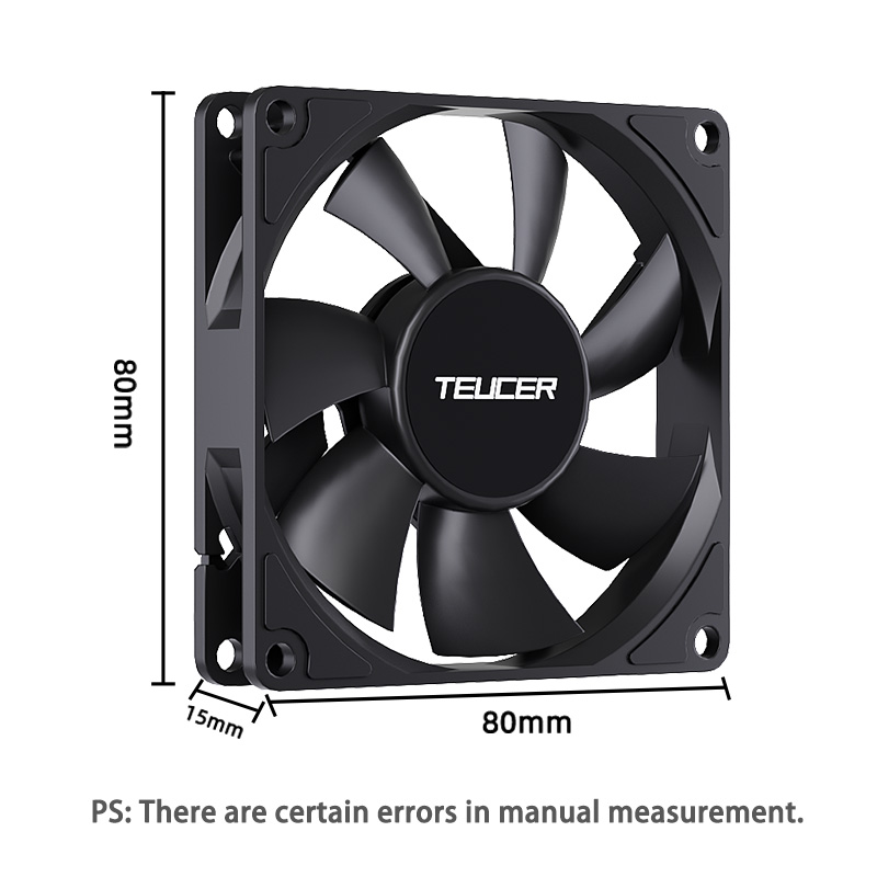 Teucer UT-8015 8 cm Gehäuselüf – Pc Chassis Bewertung und Preis